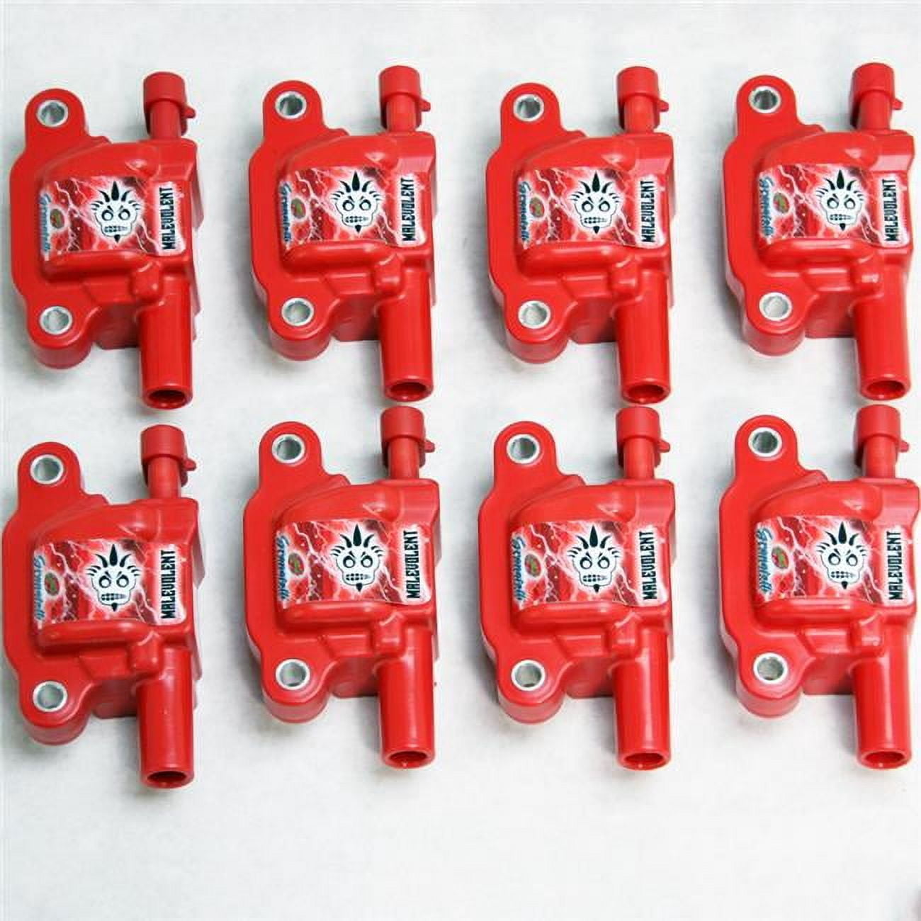 Granatelli Motor Sports 28-0514-CPRM 85 KV GM LT Series Malevolent Coil Pack Set, Red - Set of 8 Fits select: 2014-2020 CHEVROLET SILVERADO, 2014-2021 GMC SIERRA
