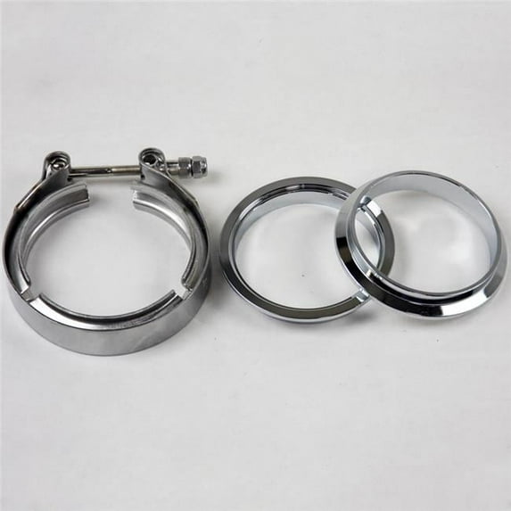 Granatelli Motor Sports 308530-1 3.0 in. Mating Male to Female Flanges with V-Band Clamp Included