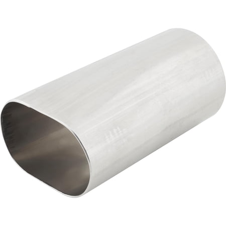 Granatelli Motor Sports 313531 3 in. Round to 3 in. Oval Weld In Exhaust Adapter