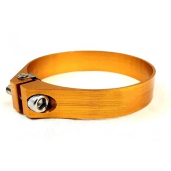 Granatelli Motor Sports 4 in. OD Hose Clamp ID Adjustment Range, Gold - 102 to 104 mm