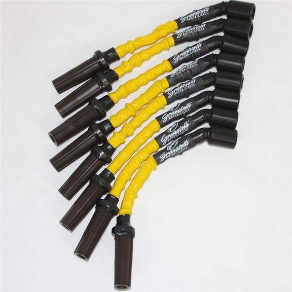 Granatelli Motor Sports High Temperature Yellow Spark Plug Wires