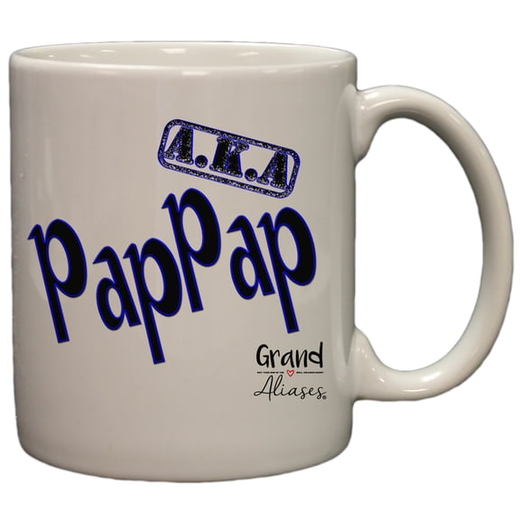 Grand Aliases Series Grandfather "A.K.A. PapPap" 11oz Coffee Mug