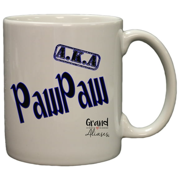 Grand Aliases Series Grandfather "A.K.A. PawPaw" 11oz Coffee Mug