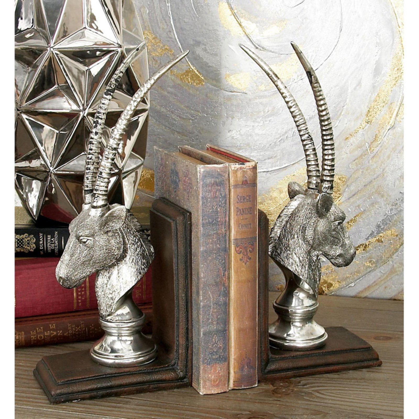 Grand And Glorious Polystone Bookend Polyresin