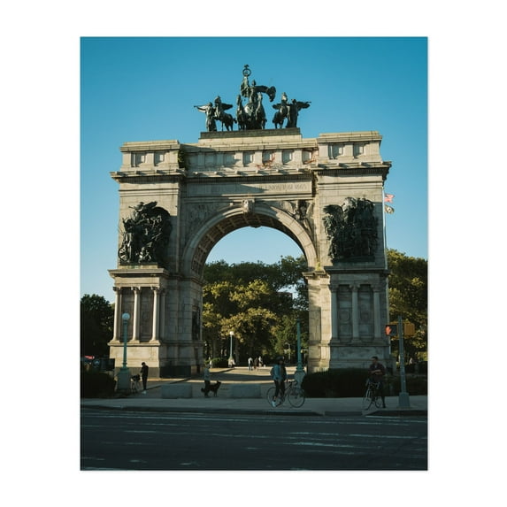 Grand Army Plaza, Brooklyn - Brooklyn New York Photography Unframed Wall Art Print 16 x 20 inches