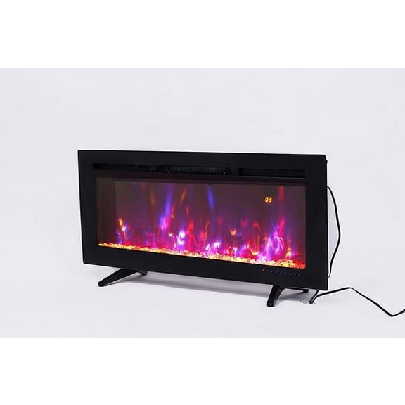 Grand Aspirations 42 Inch x 22.06 In Wall Mount Electric Indoor Fireplace