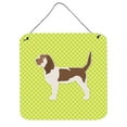 thumbnail image 1 of Grand Basset Griffon Vendeen Checkerboard Green Wall or Door Hanging Prints, 1 of 1