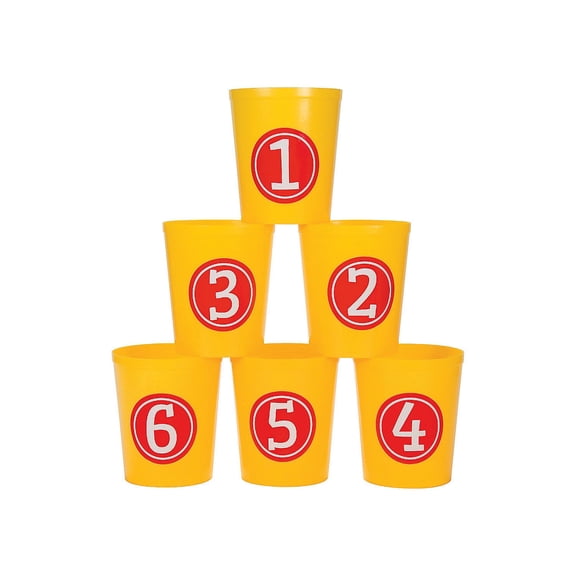 Grand Bean Bag Toss Game Buckets - Toys - 6 Pieces