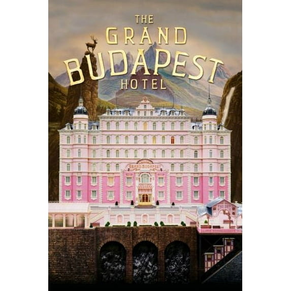 Grand Budapest Hotel Movie Poster Metal Sign 8In x 12In Metal Print 8x12 Square Adults Best Posters