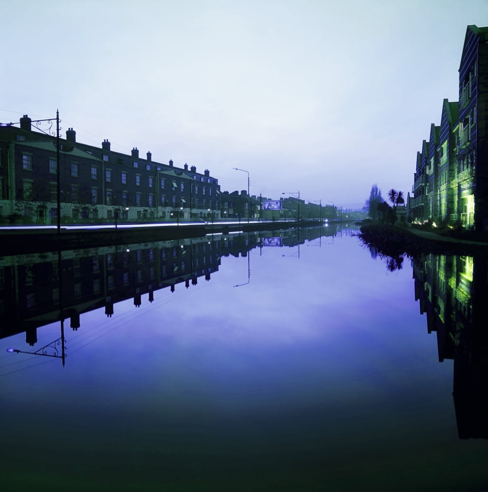 Grand Canal Portobello Dublin Co Dublin Ireland Canvas Art - The Irish Image Collection Design Pics (15 x 16)