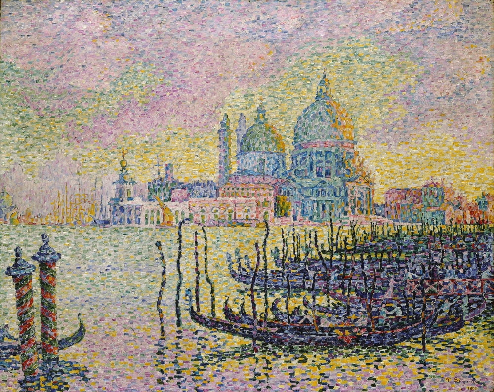 Grand Canal Venice Canvas Art - Paul Signac (18 x 24)