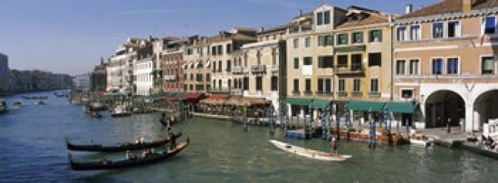 Grand Canal Venice Italy Canvas Art - Panoramic Images (36 x 13)