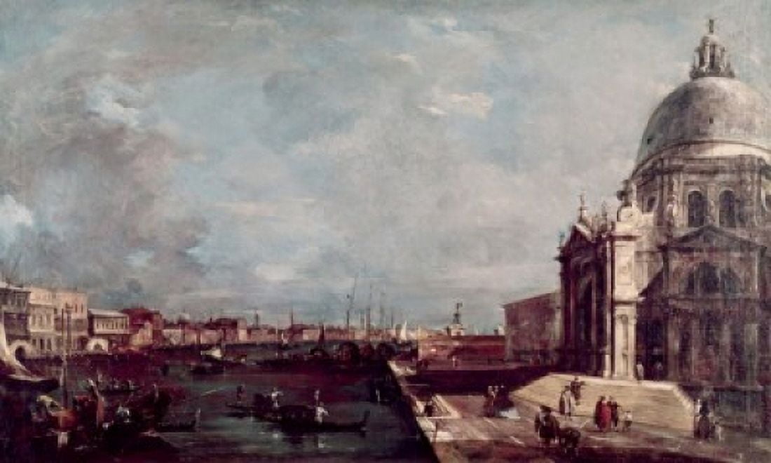 Grand Canal Venice by Francesco Guardi oil on canvas 1712-1793 Canvas Art - Francesco Guardi (18 x 24)