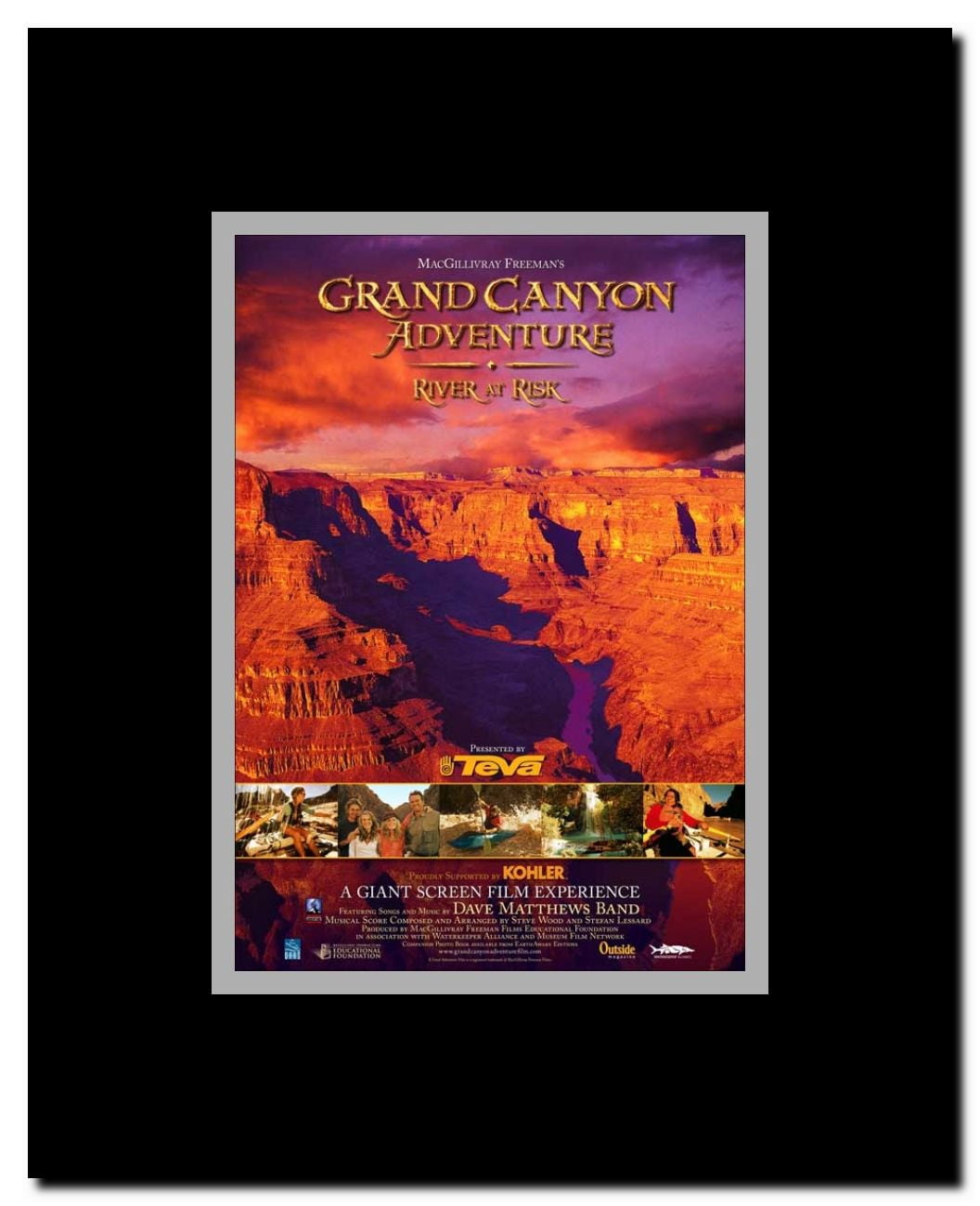 Grand Canyon Adventure: River at Risk Framed Movie Poster