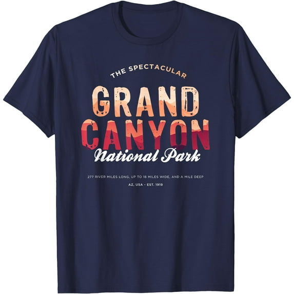 Grand Canyon Arizona US National Park Travel Hiking Unisex T-Shirt for Men Women Kids Toddler,Navy Color,Size 2T