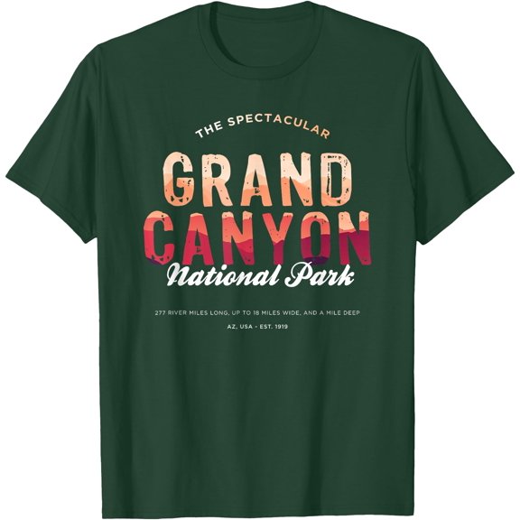 Grand Canyon Arizona US National Park Travel Hiking Unisex T-Shirt for Men Women Kids Toddler