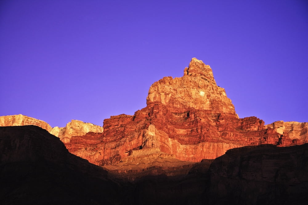 Grand Canyon At Sunset Arizona Usa Canvas Art - Richard Wear Design Pics (17 x 11)
