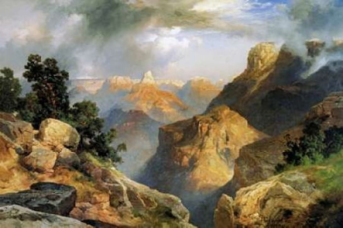 Grand Canyon Canvas Art - Thomas Moran (24 x 36)