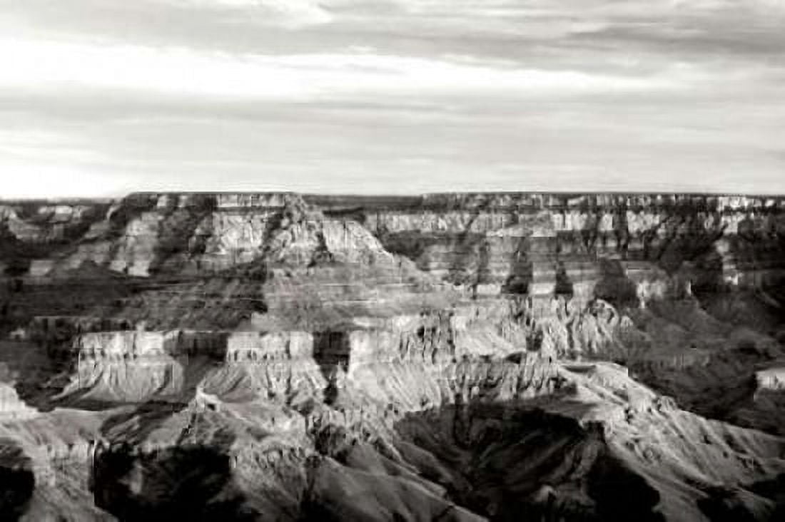 Grand Canyon Dawn I BW Canvas Art - Douglas Taylor (12 x 18)