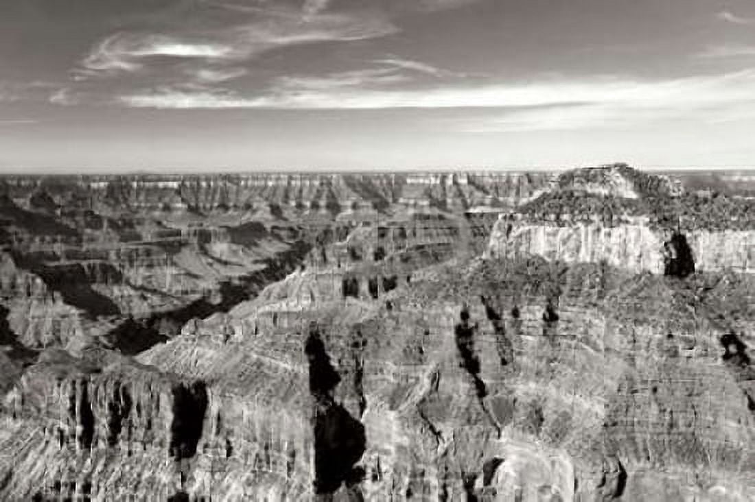 Grand Canyon Dawn II BW Canvas Art - Douglas Taylor (12 x 18)