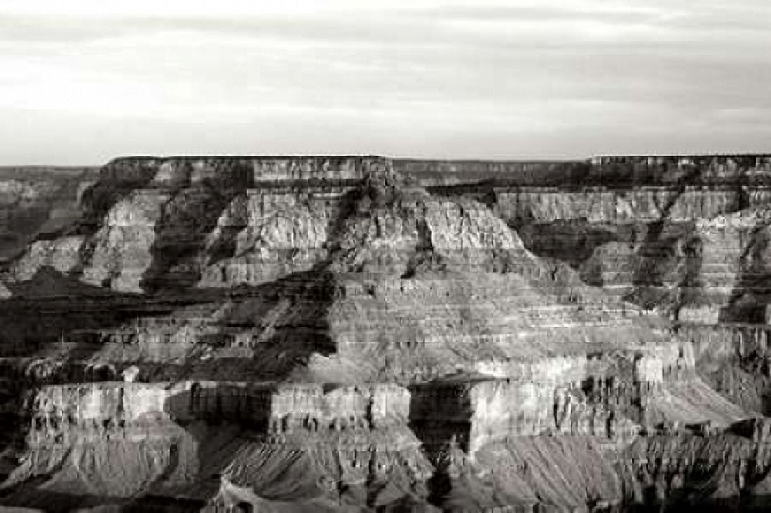 Grand Canyon Dawn III BW Canvas Art - Douglas Taylor (12 x 18)