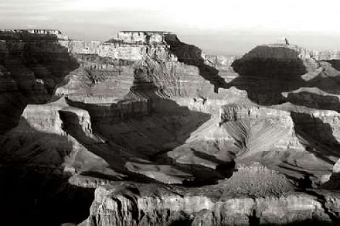 Grand Canyon Dawn IV BW Canvas Art - Douglas Taylor (24 x 36)