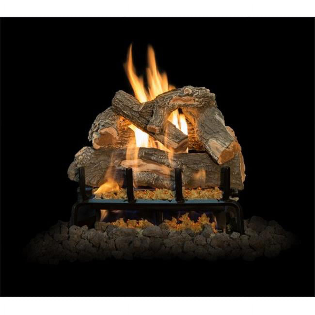 Grand Canyon Arizona Weathered Oak 18" 3 Burner Hand Painted Natural Gas Log