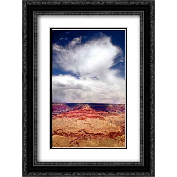 Grand Canyon II 2x Matted 18x24 Black Ornate Framed Art Print by Taylor, Douglas