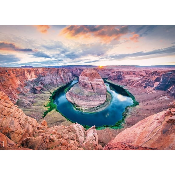 Grand Canyon National Park 1000 Piece Jigsaw Puzzle for Adults, Every Piece Unique Thick Sturdy Cardboard Precise Interlocking Family Game Puzzle