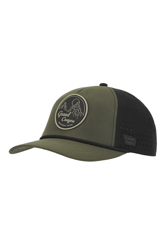 Grand Canyon National Park 5-Panel Black and Green Unstructured Hat