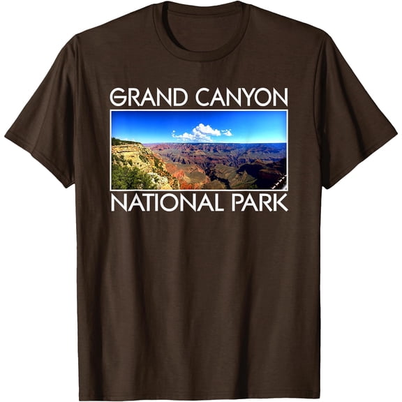 Grand Canyon National Park Arizona Unisex T-Shirt for Men Women Kids Toddler,Dark Chocolate Color,Size M