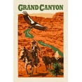 thumbnail image 1 of Grand Canyon National Park, Arizona, Woodblock (9x12 Wall Art Print, Home Decor), 1 of 3