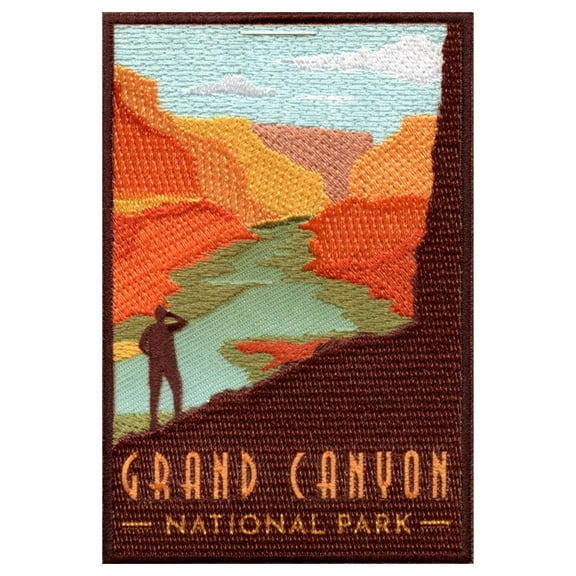 Grand Canyon National Park Patch Arizona Travel Wonder Gorge Sublimated Iron On