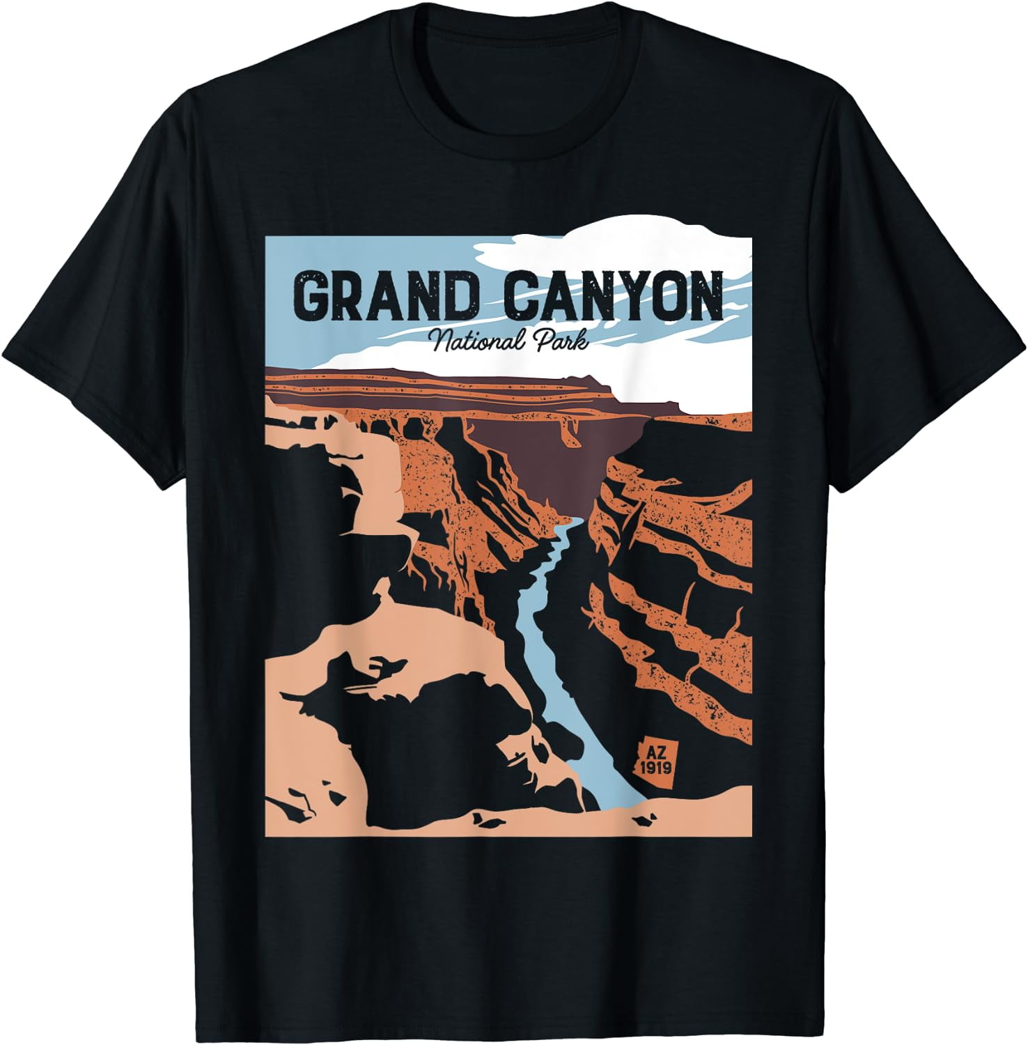 Grand Canyon National Park T shirt Arizona Vintage Gifts Tee T-Shirt ...