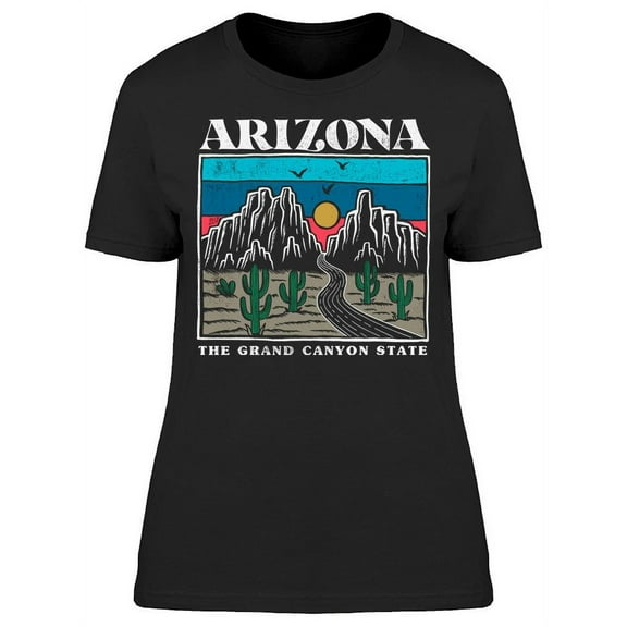 Grand Canyon Road Arizona T-Shirt Women -Image by Shutterstock, Female Medium