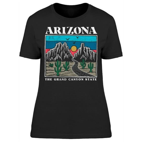 Grand Canyon Road Arizona T-Shirt Women -Image by Shutterstock, Female Small
