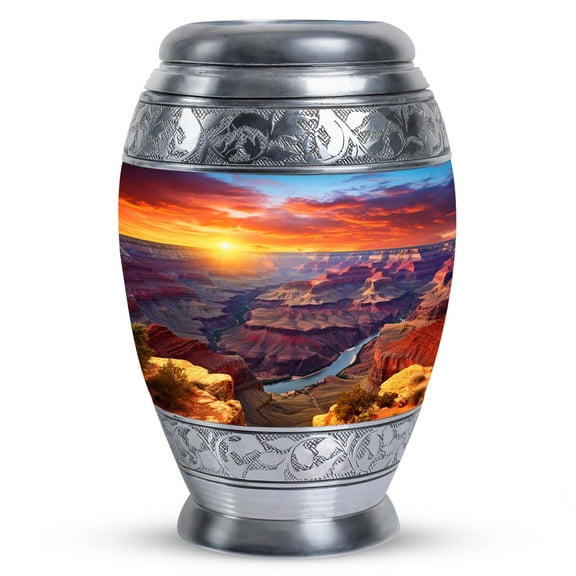 Grand Canyon Sunrise Urns For Human Ashes Adult - Small Urns For Ashes - Burial Urns For Adult Human Ashes - Urns For Ashes Adult Female Mom (Size-3inch,1Pcs)