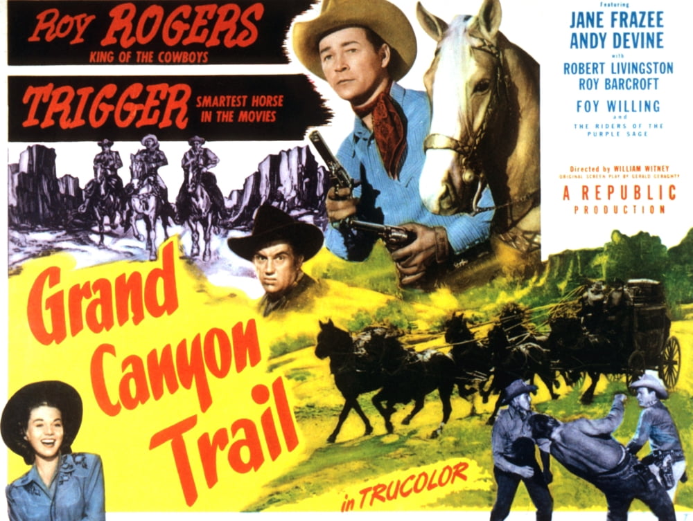 Grand Canyon Trail Canvas Art - (28 x 22)