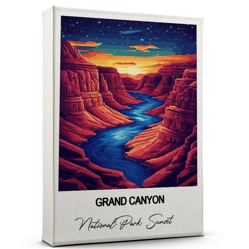 Grand Canyon National Park Souvenir Magnet - 2.5" X 3.2" 3D Rubber Vintage Style, Made In USA