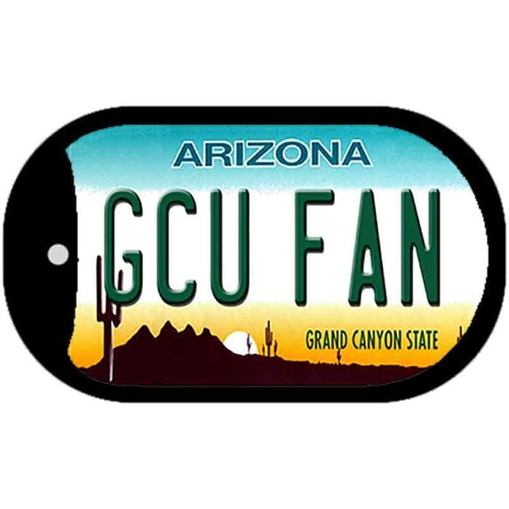 Grand Canyon Univ Fan Novelty Metal Dog Tag Necklace DT-12632 2" x 1" Dog Tag (DT)