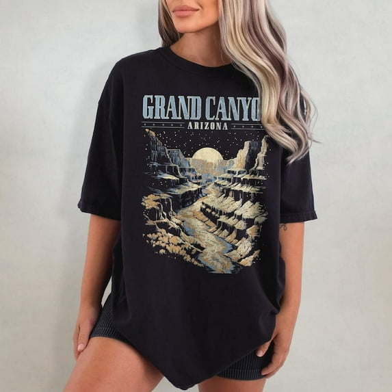 Grand Canyon Vintage T-Shirt - Arizona National Park Graphic Tee