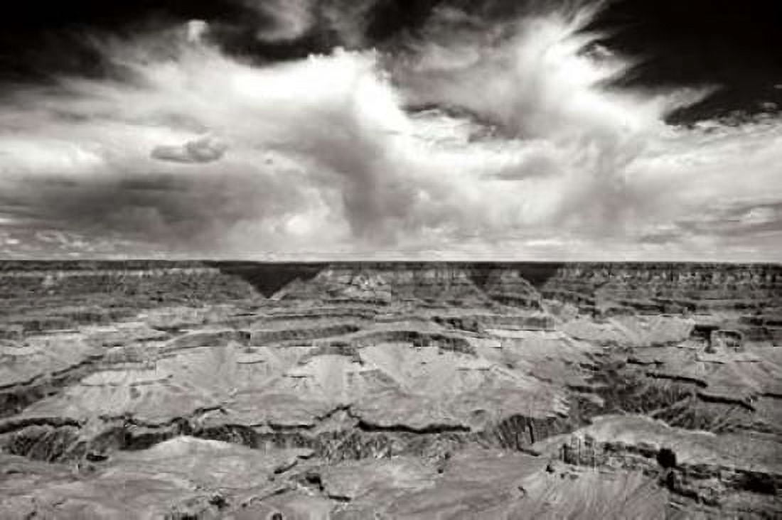 Grand Canyon Winds BW Canvas Art - Douglas Taylor (12 x 18)