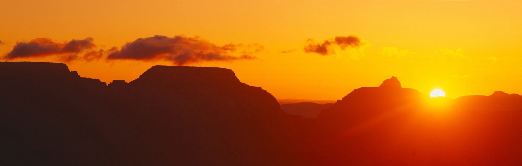 Grand Canyon at Sunrise Arizona Canvas Art - Panoramic Images (27 x 9)