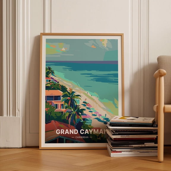 Grand Cayman Caribbean Travel Wall Decor