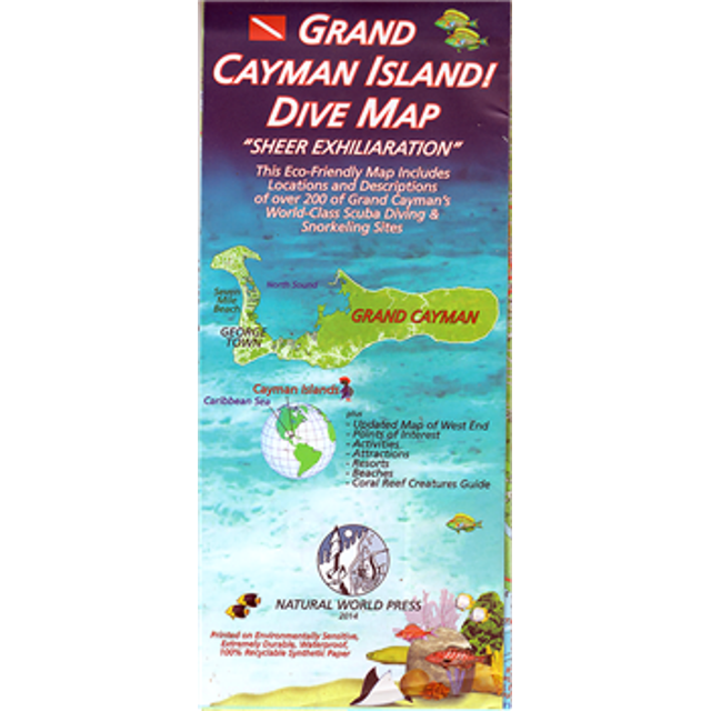 Grand Cayman Island! Dive Map