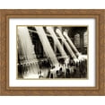 thumbnail image 1 of Grand Central Station, New York City, c.1934 2x Matted 24x20 Gold Ornate Framed Art Print, 1 of 2