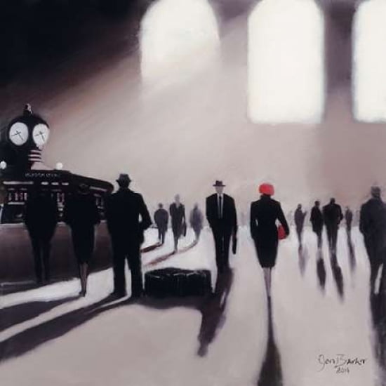 Grand Central Station Rendezvous - New York Canvas Art - Jon Barker (24 x 24)