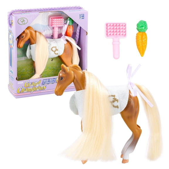 Grand Champions Mini Horse Collection Foal Figure | Palomino Saddlebred