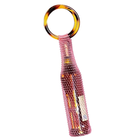 Grand Crystal Detailing Wine Bag Practical Recyclable Shipper For Festivities