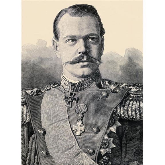 Grand Duke Alexander Alexandrovitch III 1845-1894. Heir To The Russian Throne Poster Print, 13 x 17